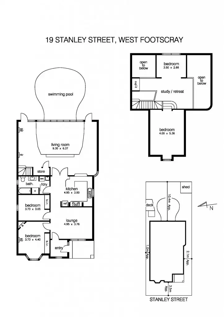 Floorplan of Homely house listing, 19 Stanley Street, West Footscray VIC 3012