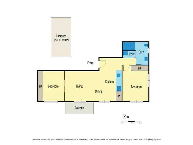 Floorplan of Homely apartment listing, 103 LOT 15A/43 Danks Lane, Kensington VIC 3031