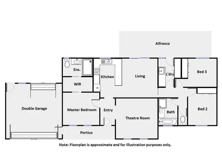 Floorplan of Homely house listing, 8 Stephanie Street, Mildura VIC 3500