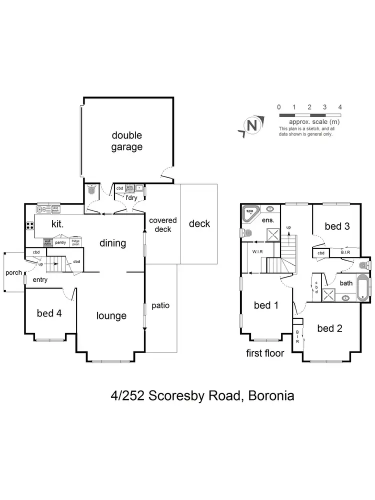 Floorplan of Homely house listing, 4/252 Scoresby Road, Boronia VIC 3155