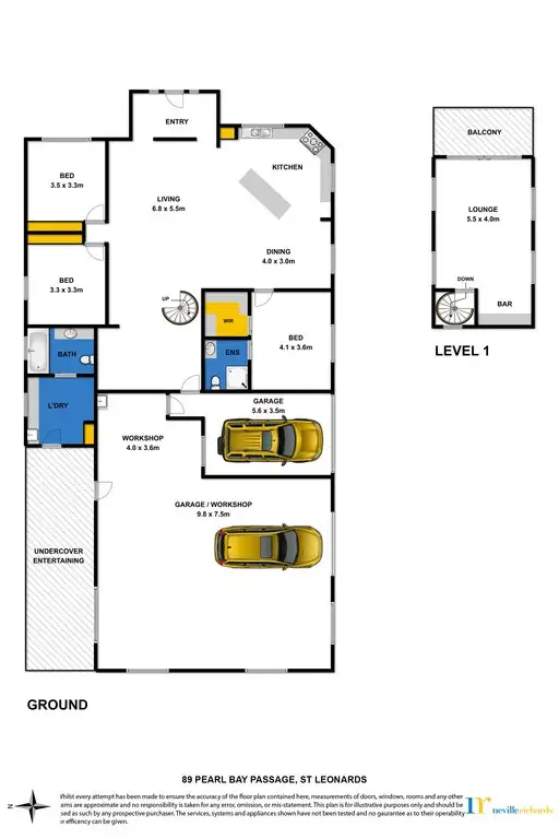 Floorplan of Homely house listing, 89 Pearl Bay Passage, St Leonards VIC 3223