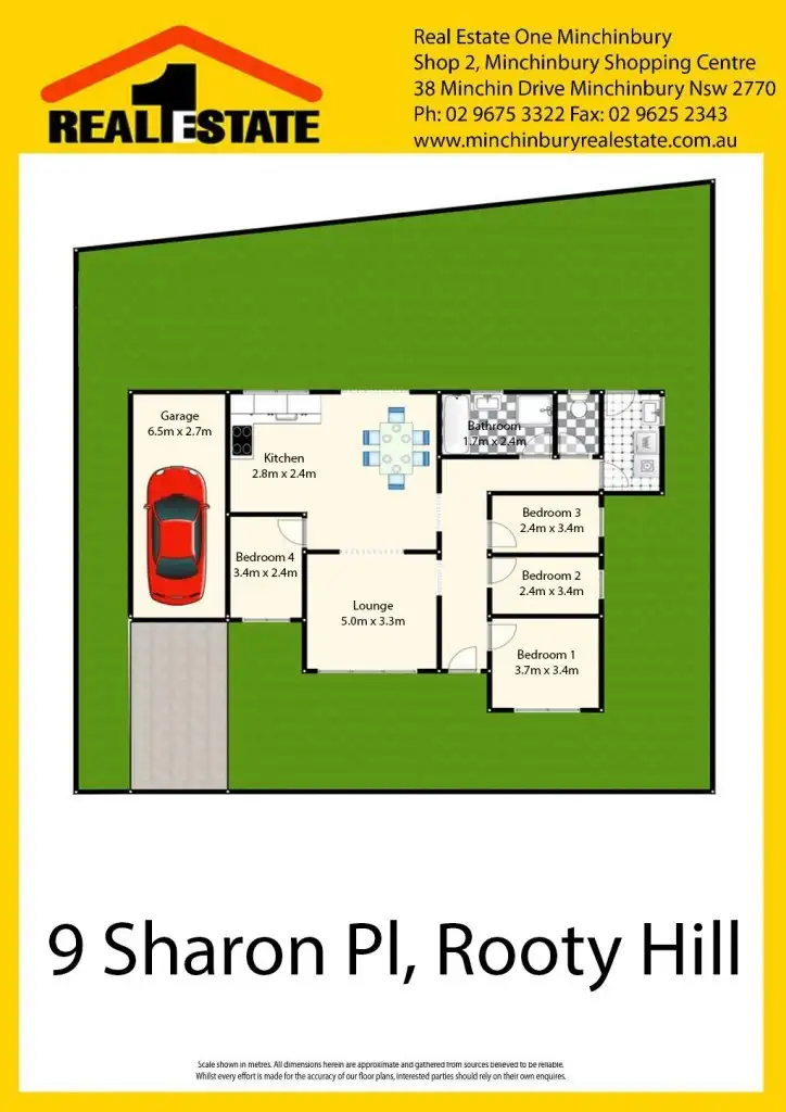 Floorplan of Homely house listing, 9 Sharon Place, Rooty Hill NSW 2766