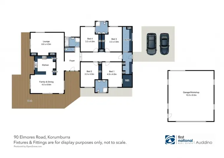 Floorplan of Homely house listing, 90. Elmores Road, Korumburra VIC 3950