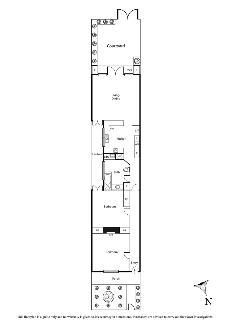 Floorplan of Homely house listing, 50 Herbert Street, Albert Park VIC 3206