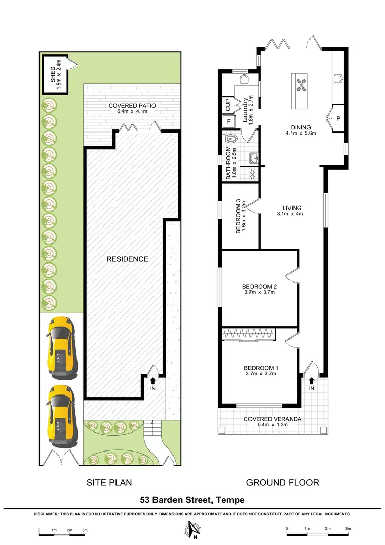 Floorplan of Homely house listing, 53 Barden Street, Tempe NSW 2044