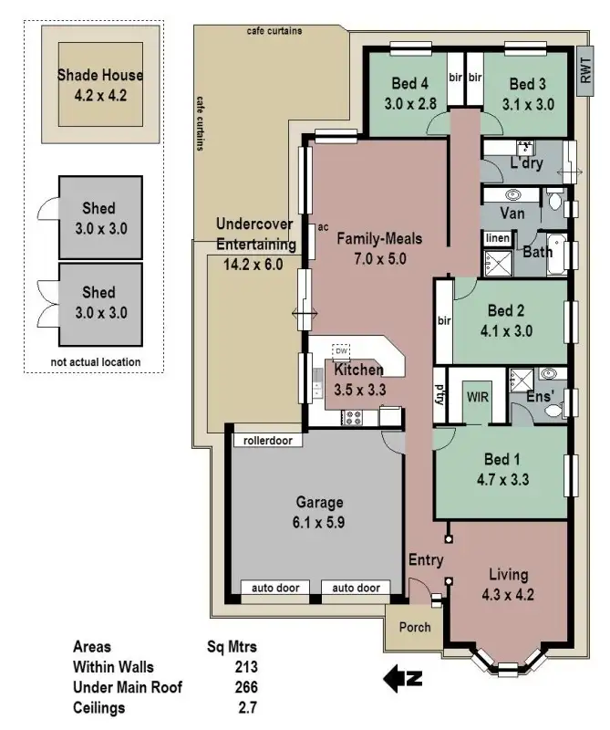 Floorplan of Homely house listing, 23 Tara Court, Littlehampton SA 5250
