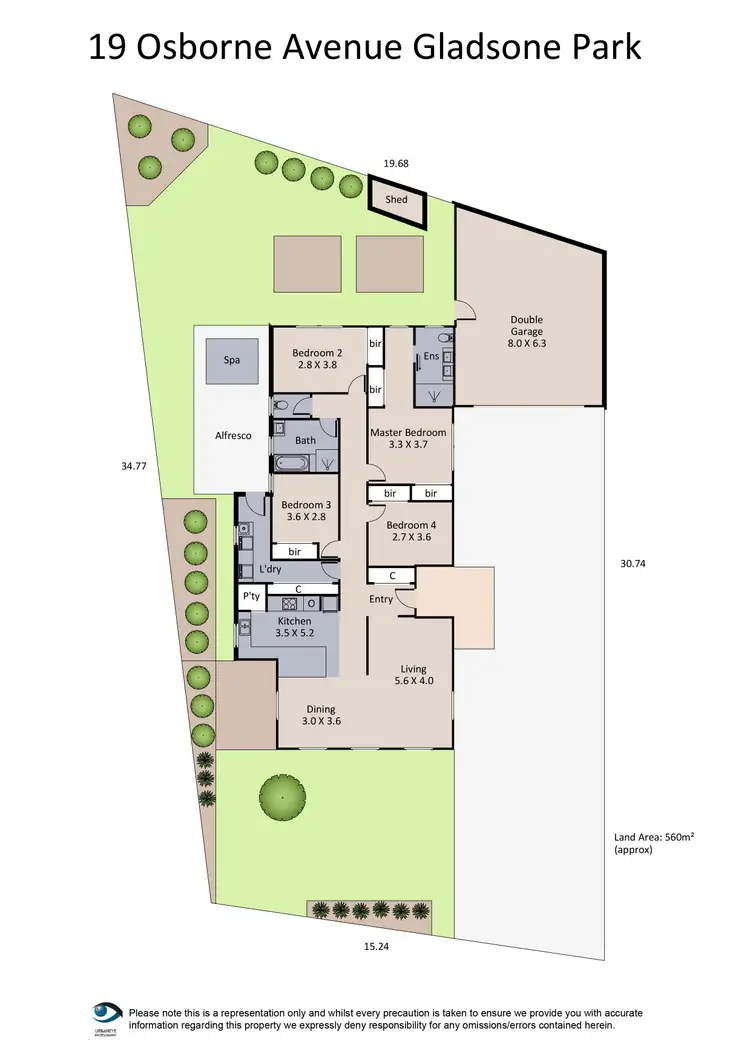 Floorplan of Homely house listing, 19 Osborne Avenue, Gladstone Park VIC 3043