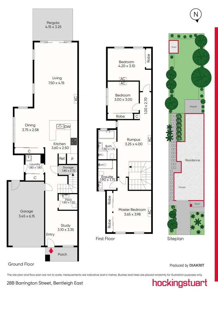 Floorplan of Homely townhouse listing, 28B Barrington Street, Bentleigh East VIC 3165