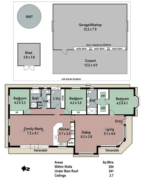 Floorplan of Homely house listing, 58 Joseph Road, Blakiston SA 5250