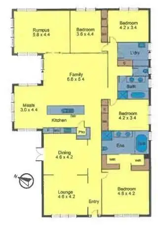 Floorplan of Homely house listing, 241 Flaxen Hills Road, Doreen VIC 3754