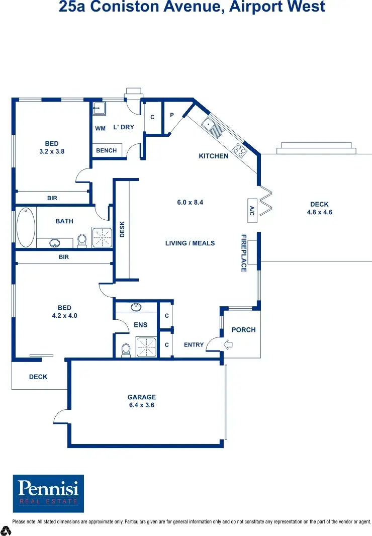 Floorplan of Homely unit listing, 25A Coniston Avenue, Airport West VIC 3042