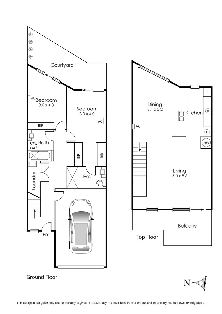 Floorplan of Homely townhouse listing, 9 Chicquita Circuit, Mentone VIC 3194