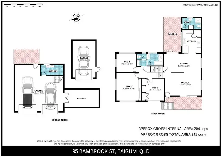 Floorplan of Homely house listing, 95 Bambrook Street, Taigum QLD 4018