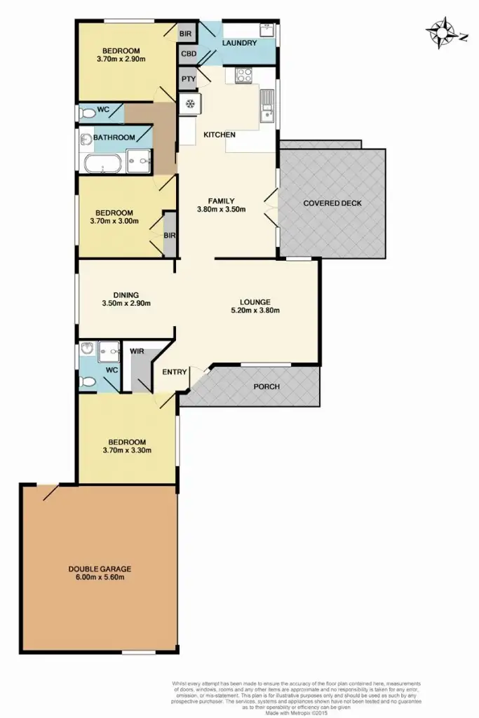 Floorplan of Homely house listing, 3 Raneen Place, Berwick VIC 3806