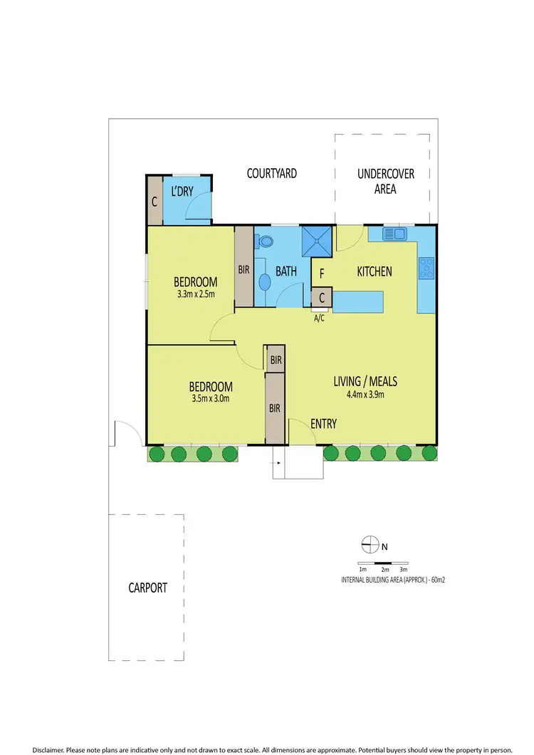 Floorplan of Homely villa listing, 4/136 Hoffmans Road, Essendon VIC 3040