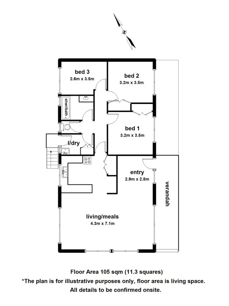 Floorplan of Homely house listing, 1 Wallaby Way, Badger Creek VIC 3777