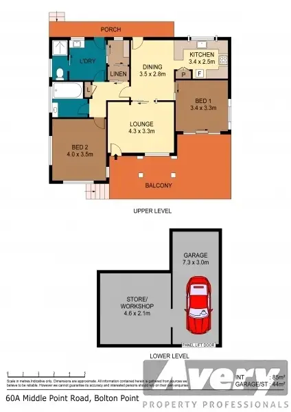 Floorplan of Homely house listing, 60a Middle Point Road, Bolton Point NSW 2283
