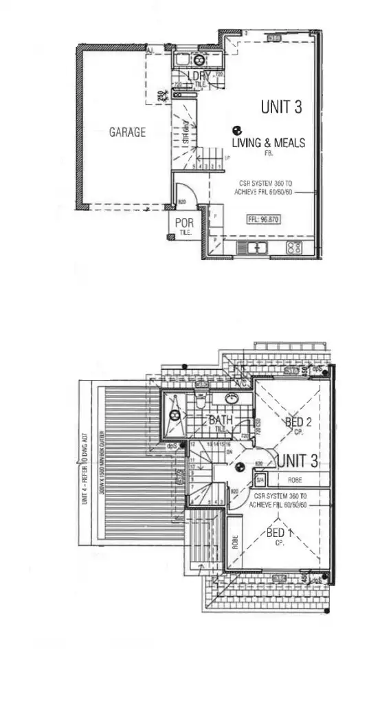 Floorplan of Homely townhouse listing, 3/105 Cheddar Rd, Reservoir VIC 3073