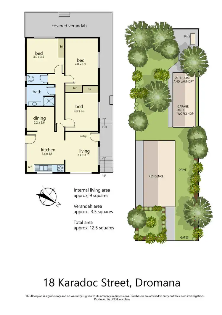 Floorplan of Homely house listing, 18 Karadoc Street, Dromana VIC 3936