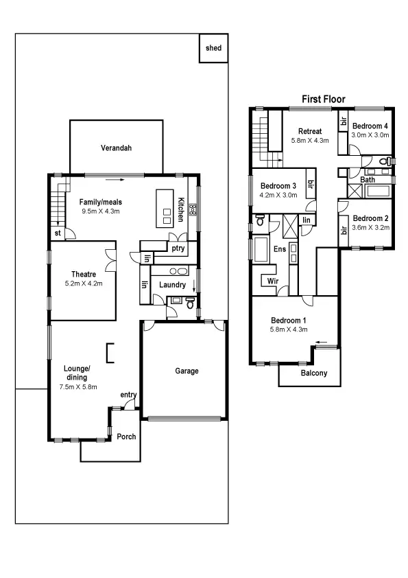 Floorplan of Homely house listing, 86 Elizabeth Drive, Lalor VIC 3075
