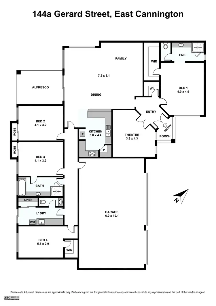 Floorplan of Homely house listing, 144a Gerard Street, East Cannington WA 6107