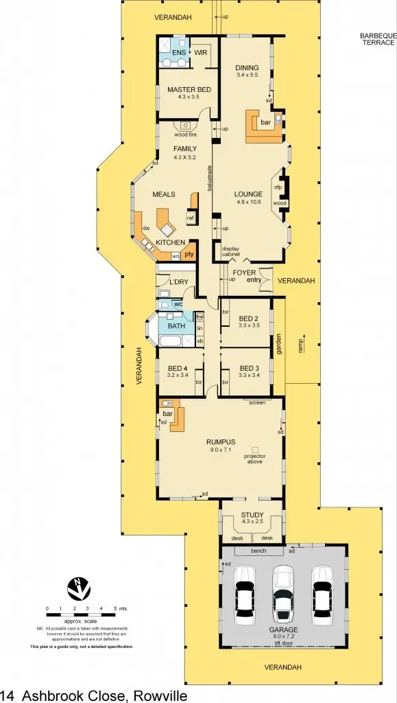 Floorplan of Homely house listing, 14 Ashbrook Close, Rowville VIC 3178