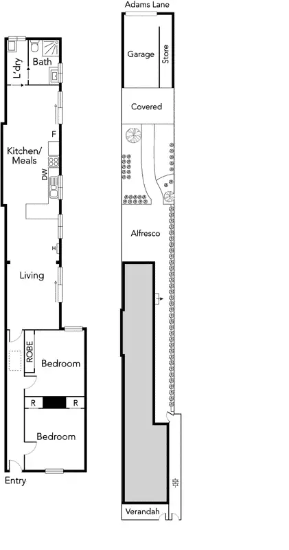Floorplan of Homely house listing, 151 Dow Street, Port Melbourne VIC 3207