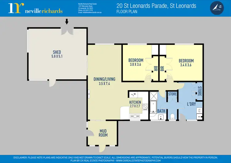 Floorplan of Homely house listing, 20 St Leonards Parade, St Leonards VIC 3223