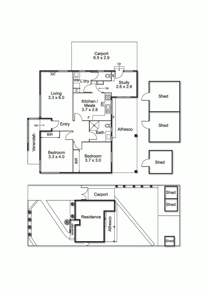 Floorplan of Homely house listing, 1051 North Road, Hughesdale VIC 3166