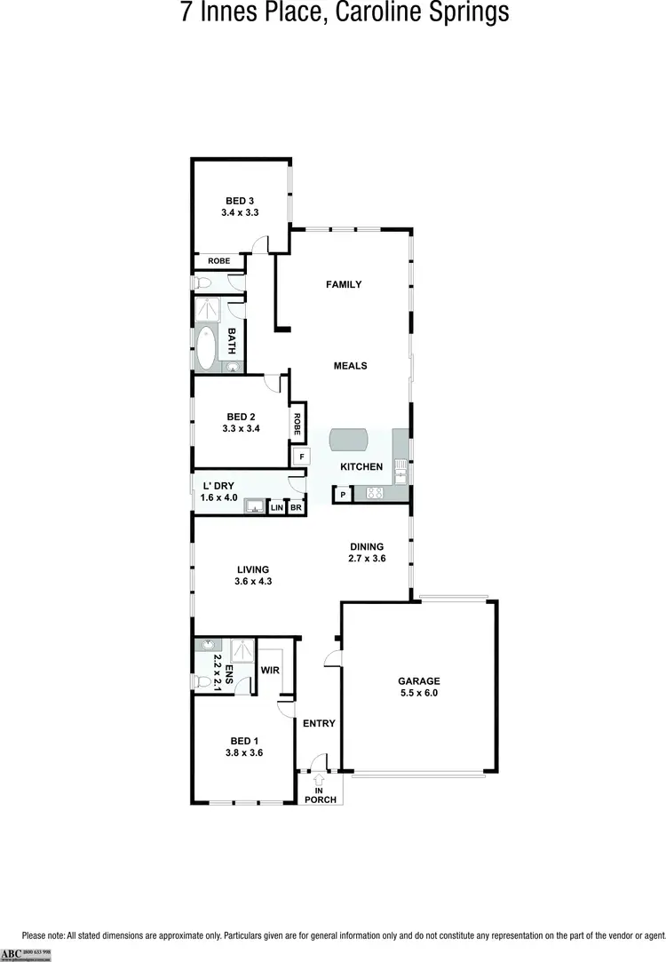 Floorplan of Homely house listing, 7 Innes Place, Caroline Springs VIC 3023