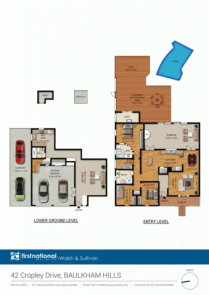 Floorplan of Homely house listing, 42 Cropley Drive, Baulkham Hills NSW 2153