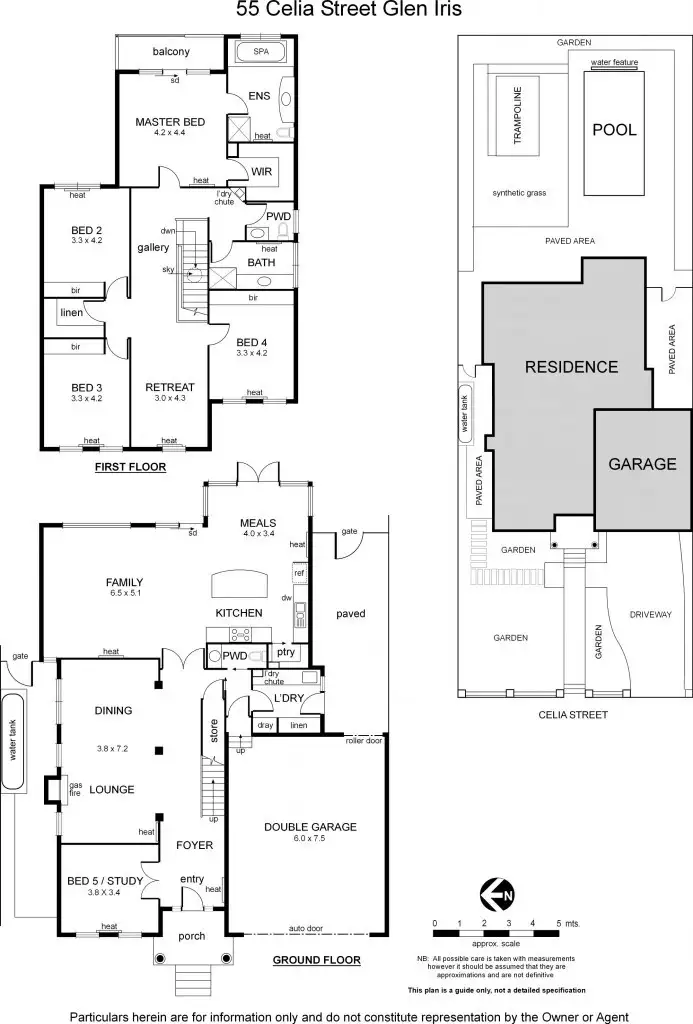Floorplan of Homely house listing, 55 Celia Street, Glen Iris VIC 3146