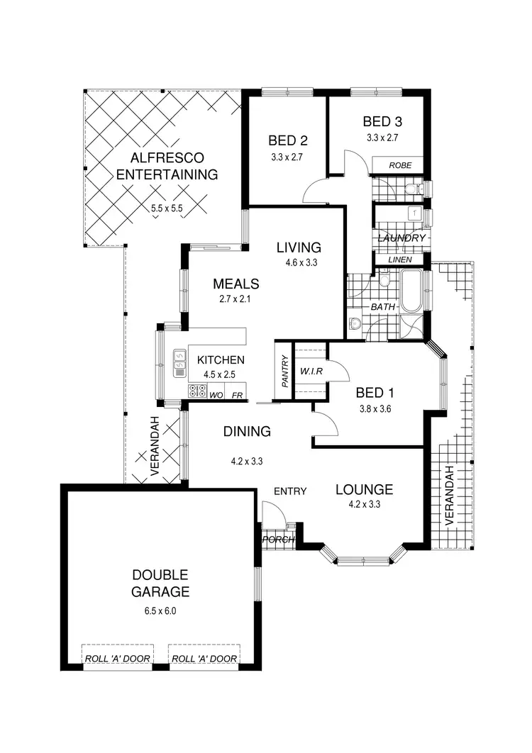 Floorplan of Homely house listing, 10 Crestview Place, Wynn Vale SA 5127