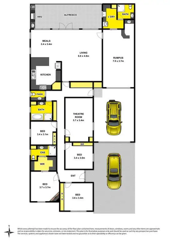 Floorplan of Homely house listing, 14 Girton Crescent, Manifold Heights VIC 3218