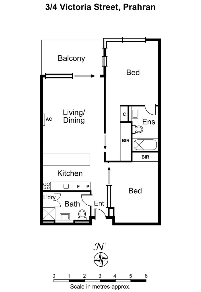 Floorplan of Homely apartment listing, 3/4 Victoria Street, Prahran VIC 3181
