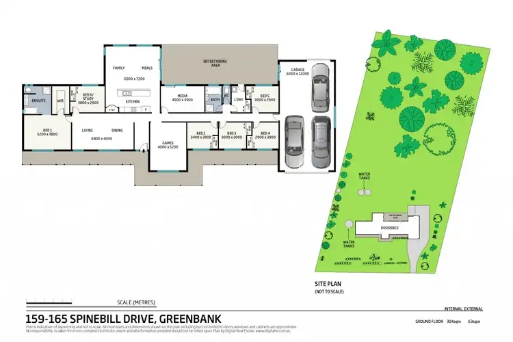 Floorplan of Homely house listing, 159-165 Spinebill Drive, Greenbank QLD 4124