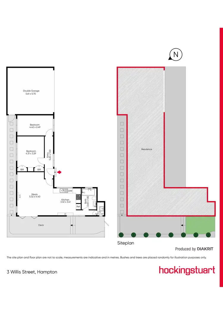 Floorplan of Homely villa listing, 3 Willis Street, Hampton VIC 3188