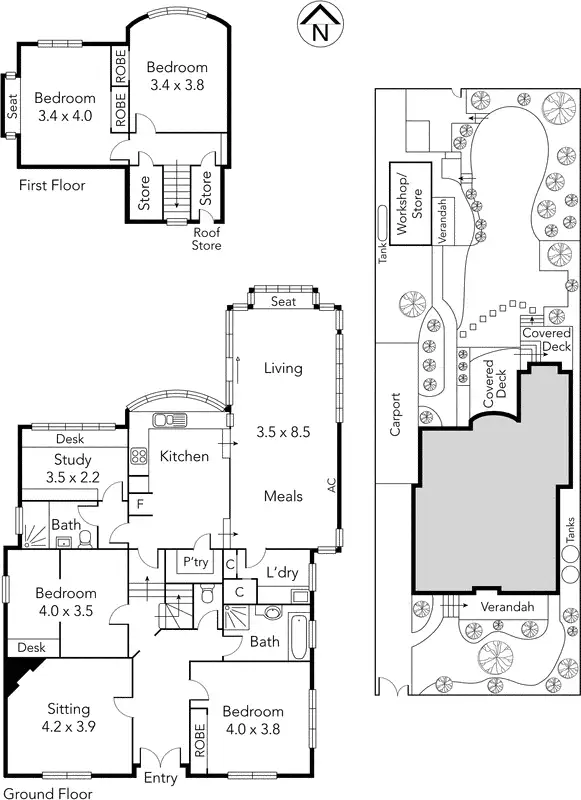 Floorplan of Homely house listing, 5 Lille Street, Surrey Hills VIC 3127