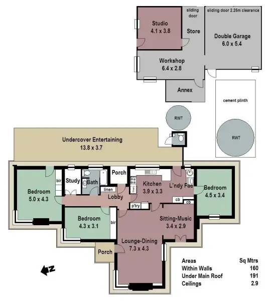 Floorplan of Homely house listing, 1 Flaxley Road, Mount Barker SA 5251