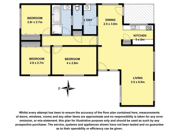 Floorplan of Homely house listing, 6 Ball Street, Colac VIC 3250
