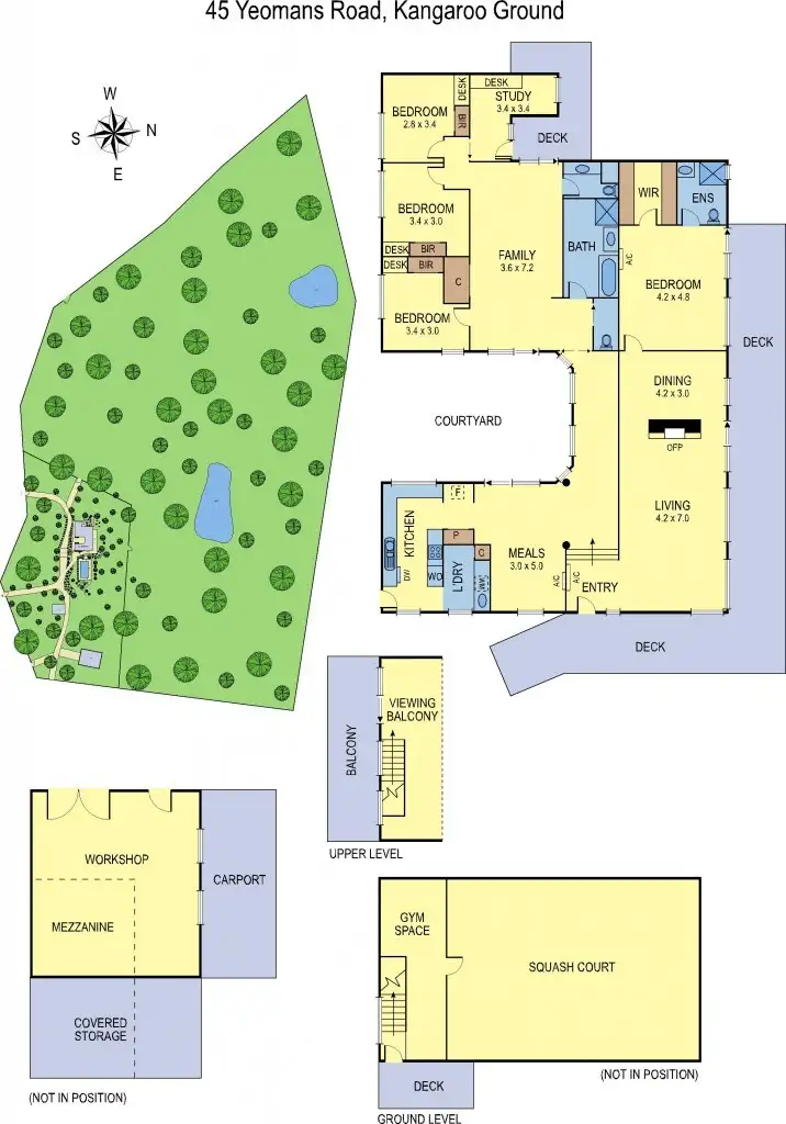 Floorplan of Homely house listing, 45 Yeomans Road, Kangaroo Ground VIC 3097