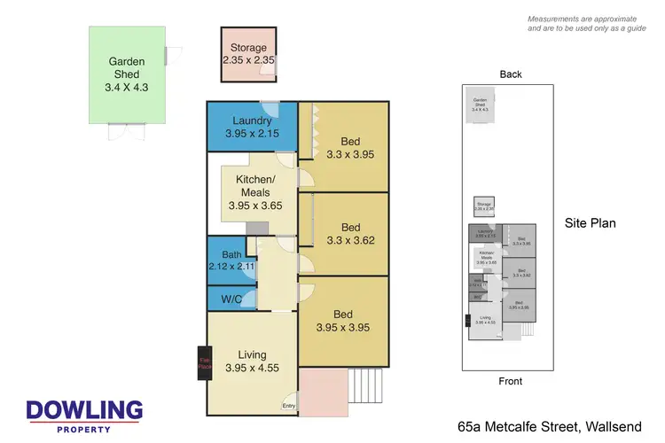 Floorplan of Homely house listing, 65a Metcalfe Street, Wallsend NSW 2287