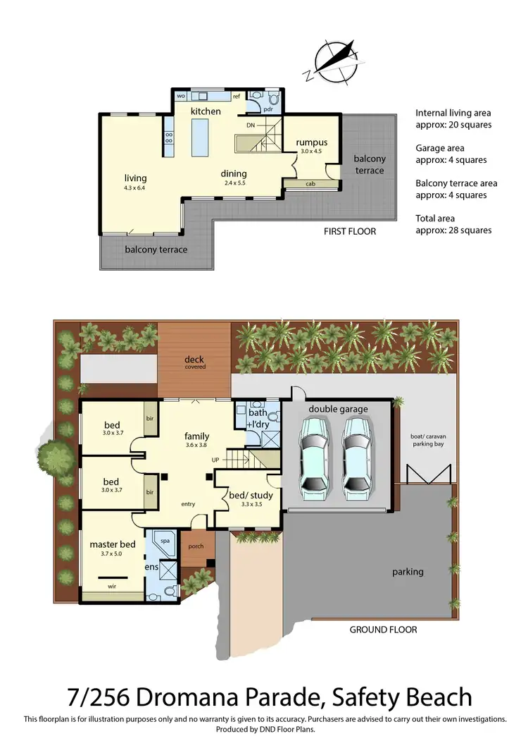 Floorplan of Homely townhouse listing, 7/256 Dromana Parade, Safety Beach VIC 3936