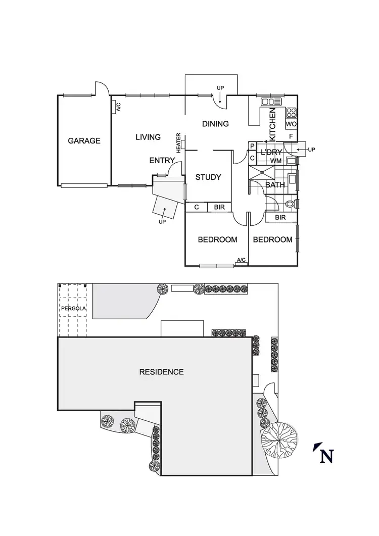 Floorplan of Homely unit listing, 6/12 Hume Street, Greensborough VIC 3088