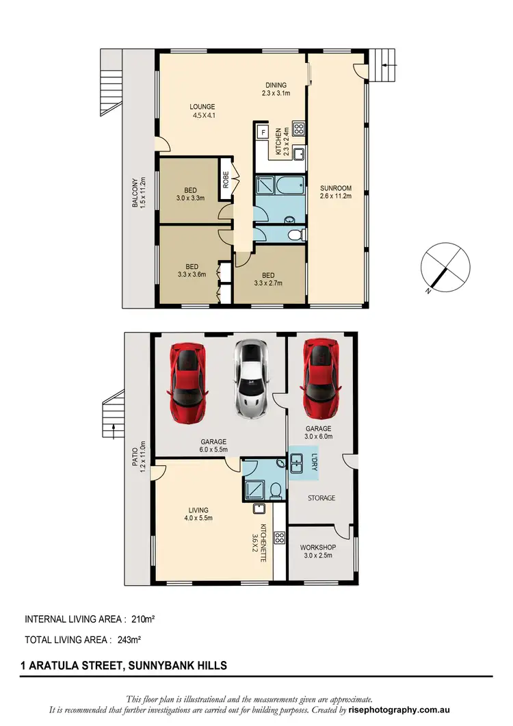 Floorplan of Homely house listing, 1 Aratula Street, Sunnybank Hills QLD 4109