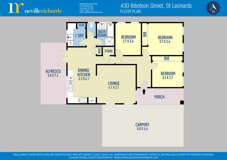 Floorplan of Homely house listing, 430 Ibbotson Street, St Leonards VIC 3223