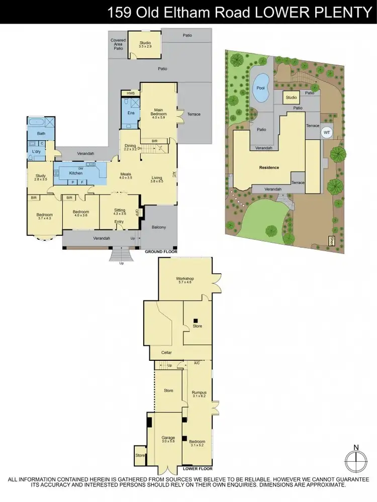 Floorplan of Homely house listing, 159 Old Eltham Road, Lower Plenty VIC 3093