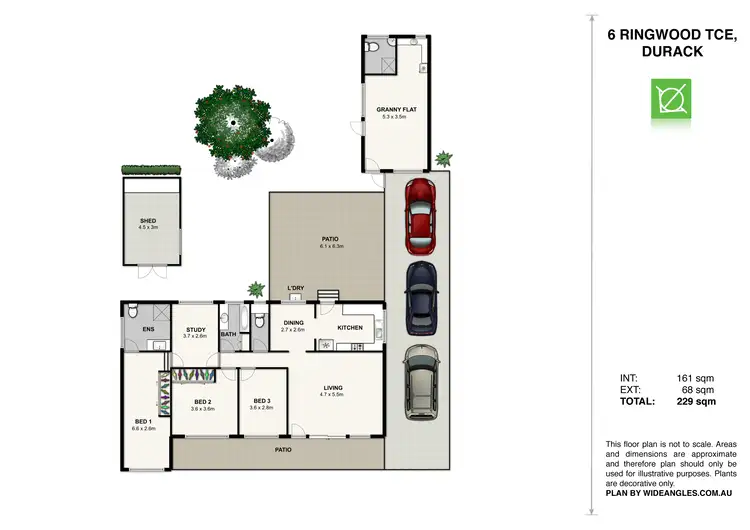 Floorplan of Homely house listing, 6 Ringwood Street, Durack QLD 4077