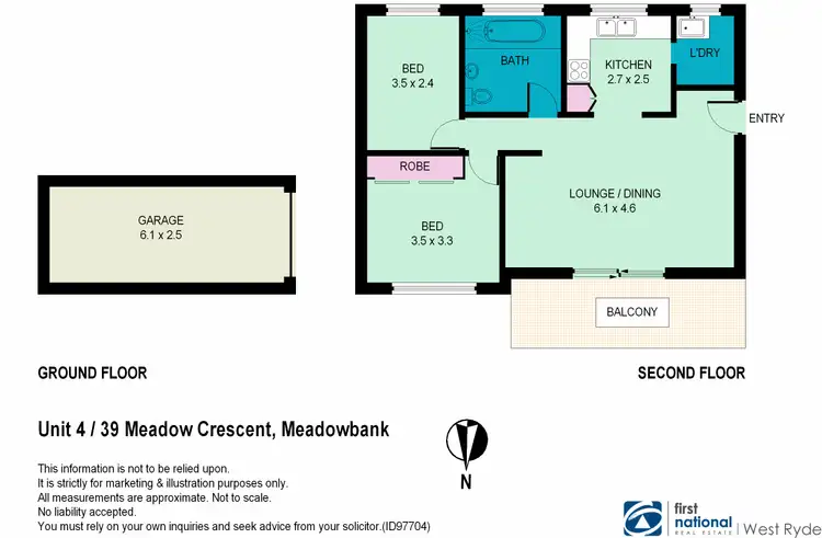 Floorplan of Homely unit listing, 4/39 Meadow Crescent,, Meadowbank NSW 2114