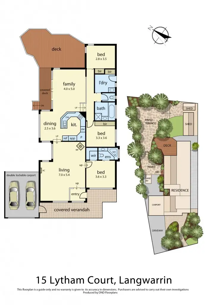 Floorplan of Homely house listing, 15 Lytham Court, Langwarrin VIC 3910